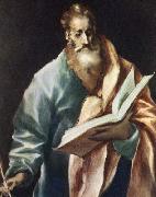GRECO, El Apostle St Matthew oil painting artist